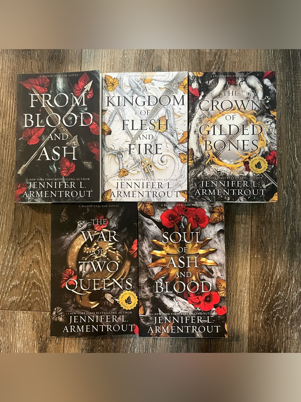 From Blood and Ash Series by Jennifer L. Armentrout